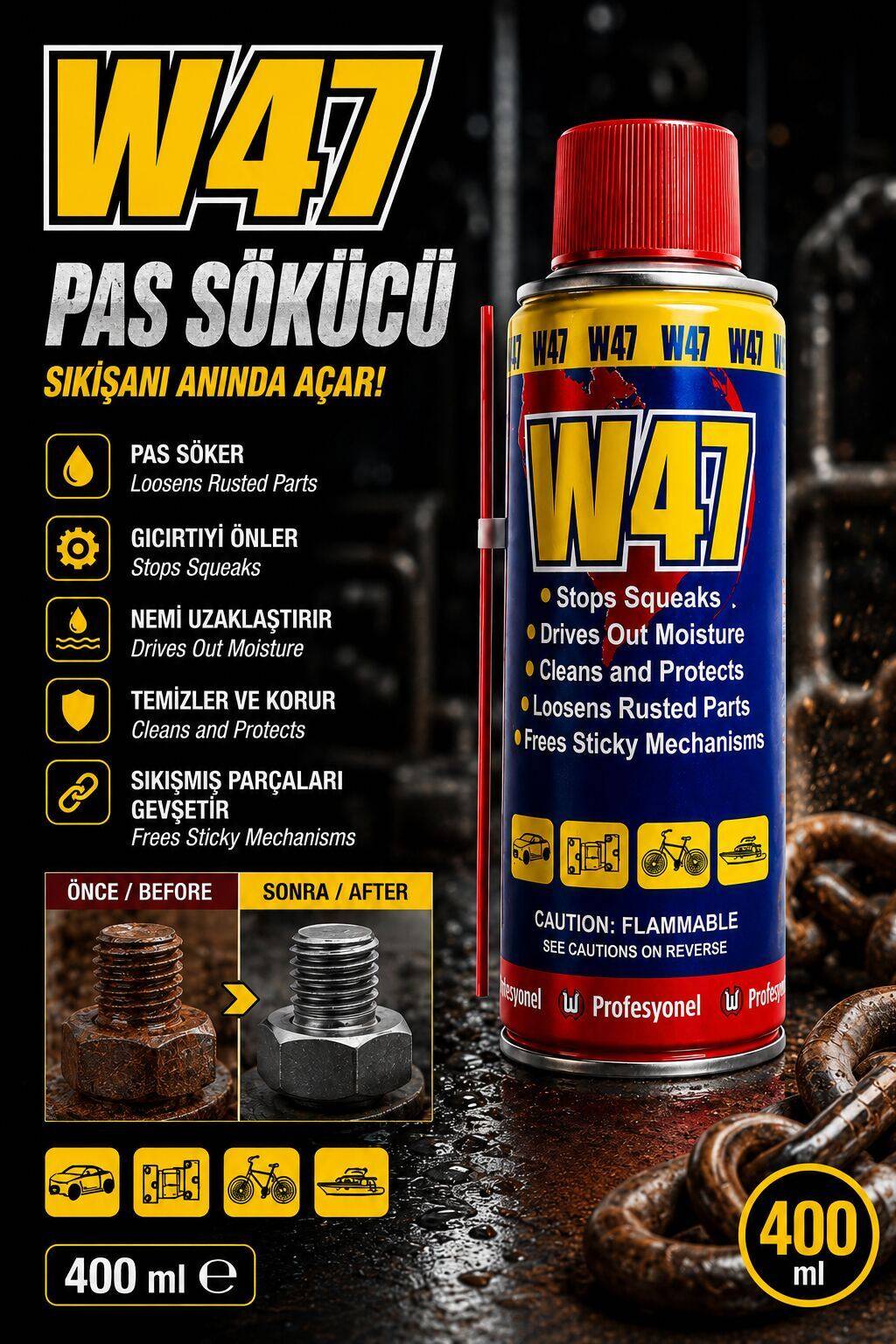 PAS SÖKÜCÜ SPREY